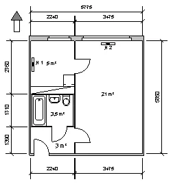 1-Zimmerwohnung nahe dem R.I.Z. — photo 1